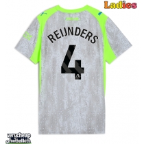 Manchester City Tijjani Reijnders #4 Replica Third Shirt Ladies 2025-26 Short Sleeve